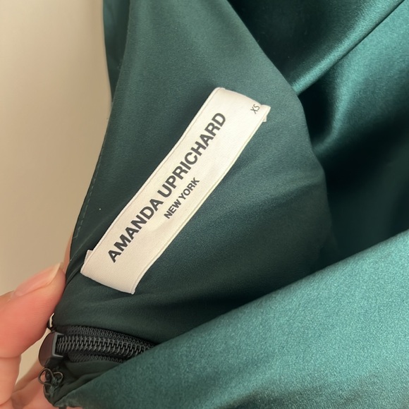 Like new Amanda Uprichard Emerald Dress XS - Picture 7 of 7